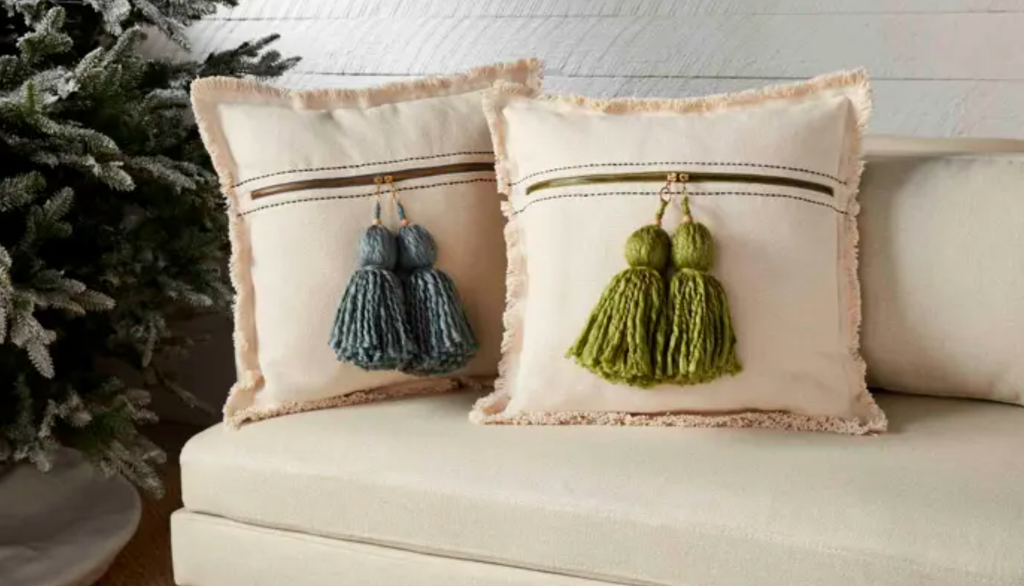 Zipper Tassel Pillows - Set of 2 - The Hive Experience