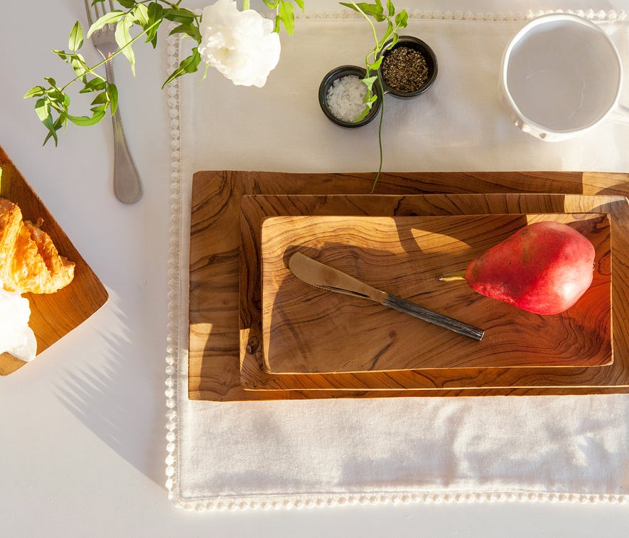Rowan Natural Serving Trays - The Hive Experience