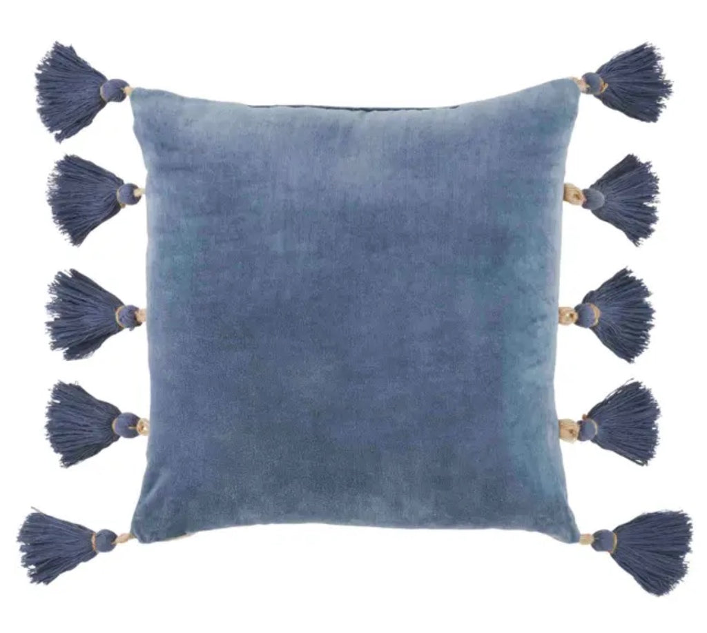 Velvet Tassel Pillows - Set of 2 - The Hive Experience