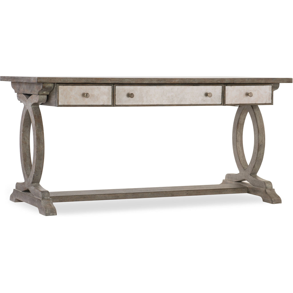 Rustic Glam Trestle Desk - The Hive Experience