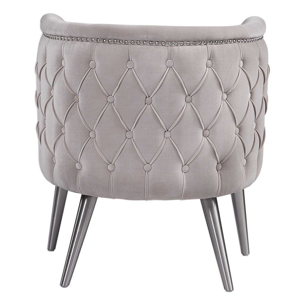 Haider Accent Chair - Champagne - The Hive Experience