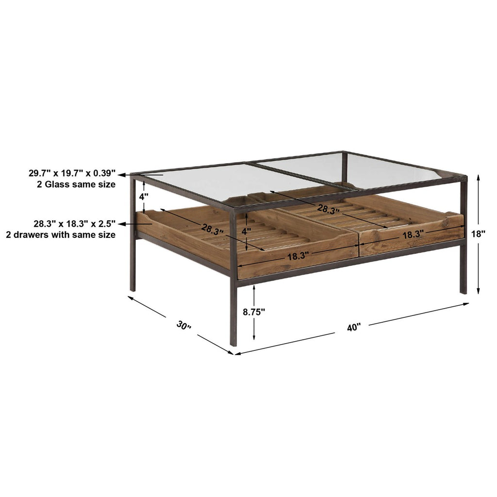 Silas Coffee Table, 2 Cartons - The Hive Experience