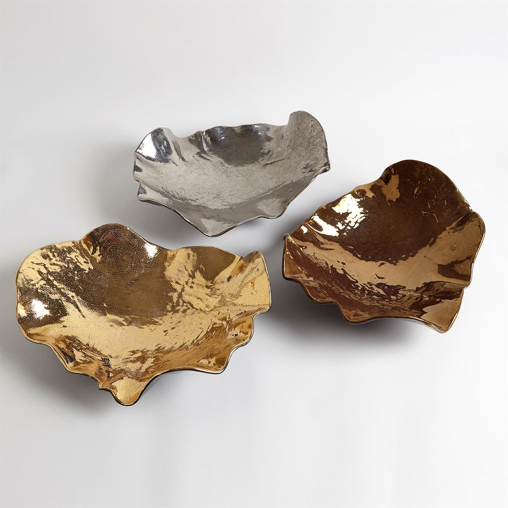 Wave Platter - Bronze Crackle - The Hive Experience