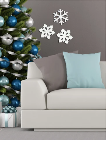 3 Pack Hand Painted Snowflakes - The Hive Experience