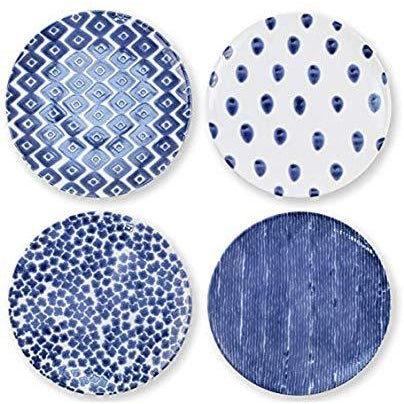 Santorini Assorted Dinner Plates - Set of 4 - The Hive Experience