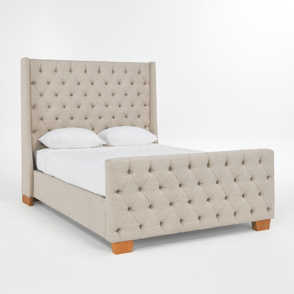Laurent Tufted Eastern King Bed - The Hive Experience
