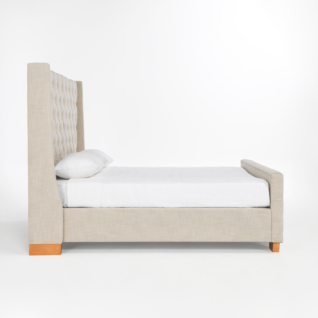 Laurent Tufted Queen Bed - The Hive Experience