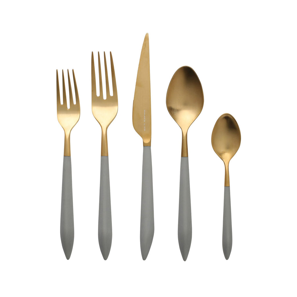 Ares Oro & Light Gray Five-Piece Place Setting - The Hive Experience