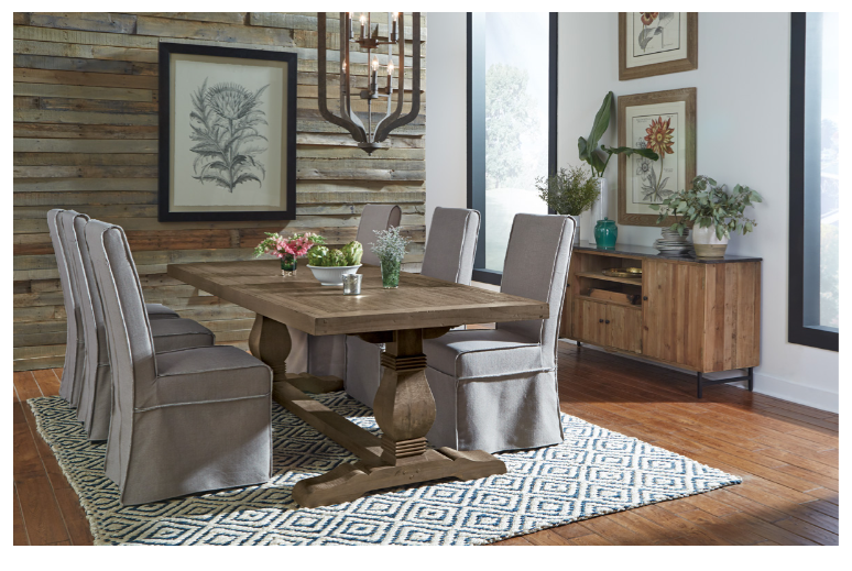 Caleb 94" Dining Table Desert Gray - The Hive Experience