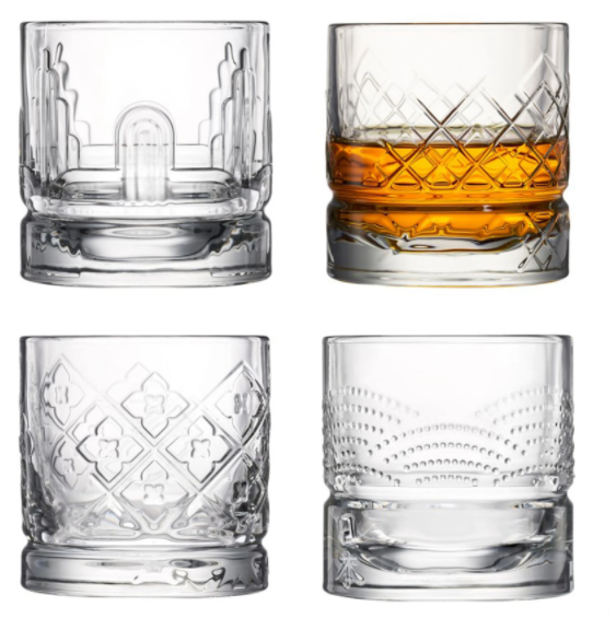 Dandy Whiskey Glasses- Assorted Set of 4 - The Hive Experience