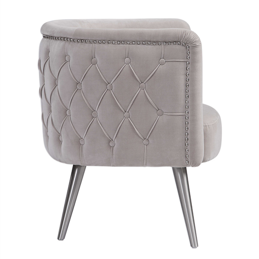 Haider Accent Chair - Champagne - The Hive Experience