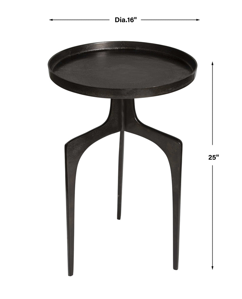 Kenna Accent Table, Bronze - The Hive Experience