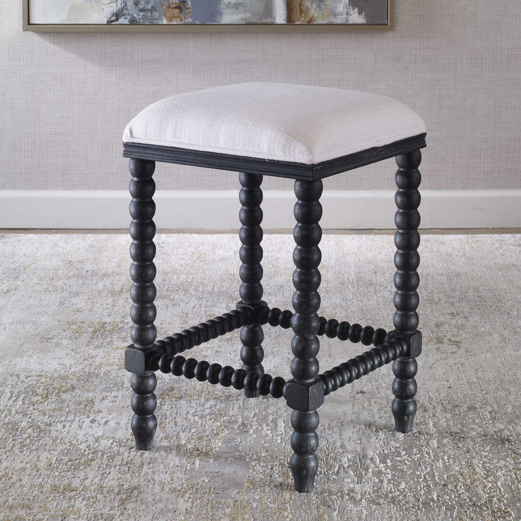 Pryce Counter Stool, Black - The Hive Experience