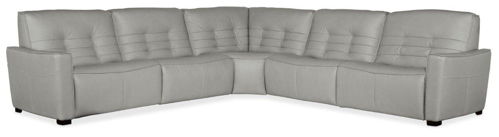Reaux Sectional Sofa - 3 Recliners - The Hive Experience