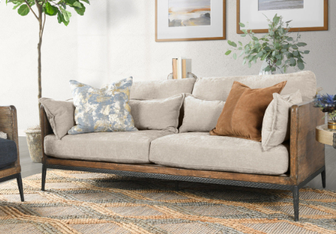 Renfrow Sofa Ivory - The Hive Experience