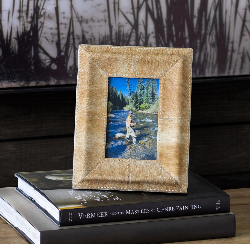 Cow Hide Leather Photo Frame - The Hive Experience