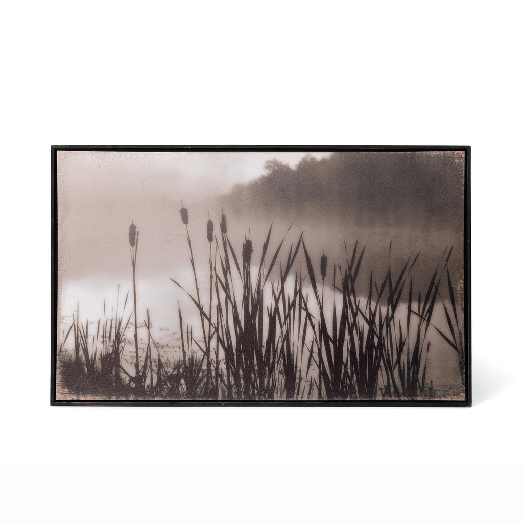 Framed Cattail Print - The Hive Experience